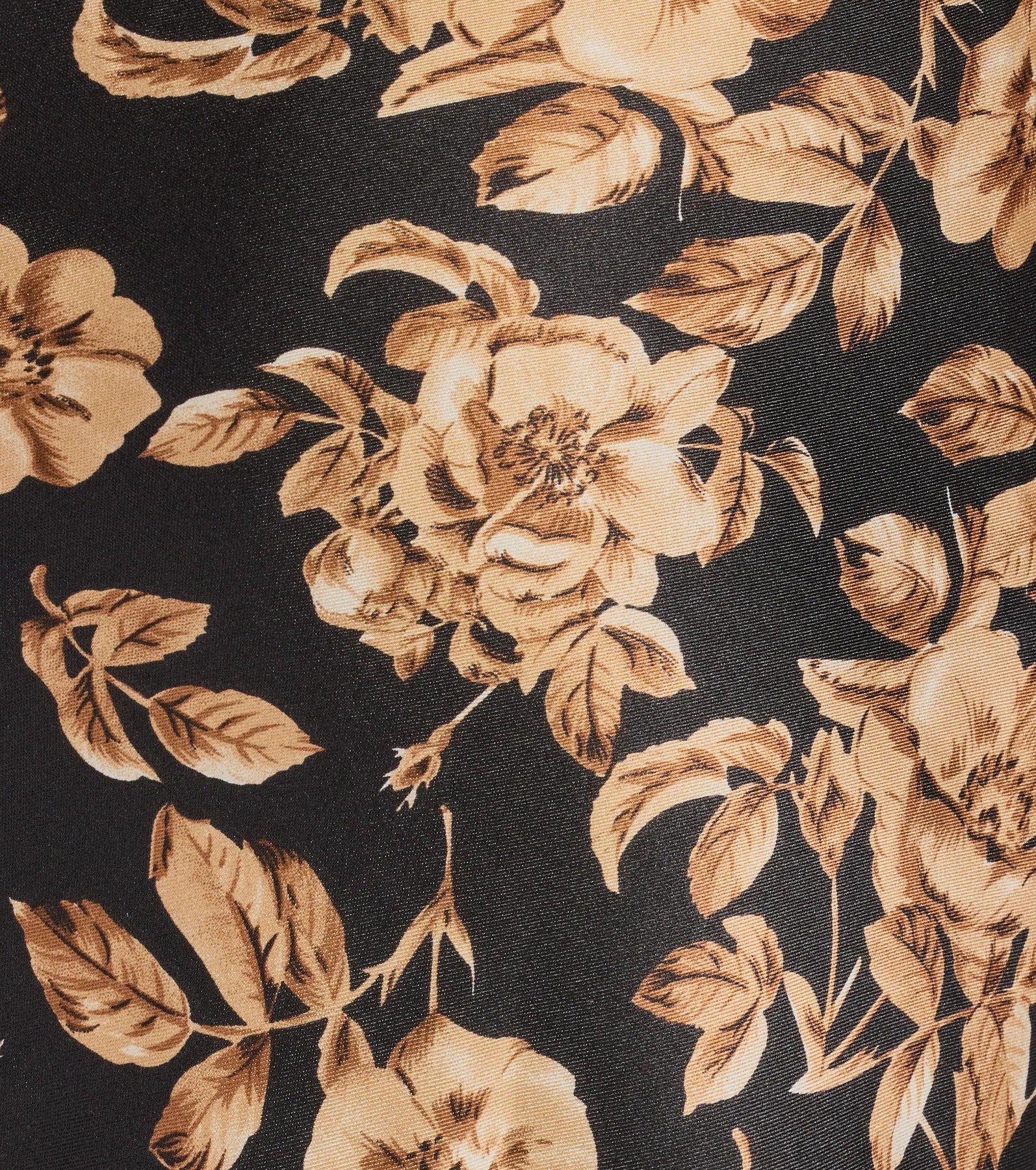 Gorgeous Bloom Floral Satin Maxi Dress - Image 4