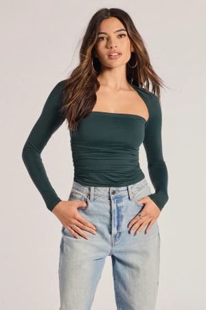 Effortlessly Chic Long Sleeve Ruched Top