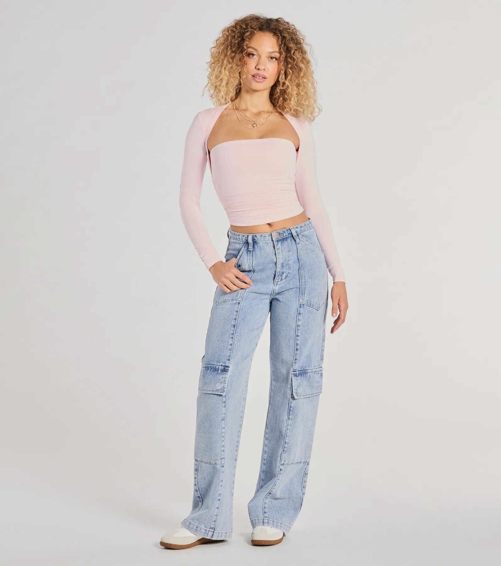 Effortlessly Chic Long Sleeve Ruched Top - Image 12